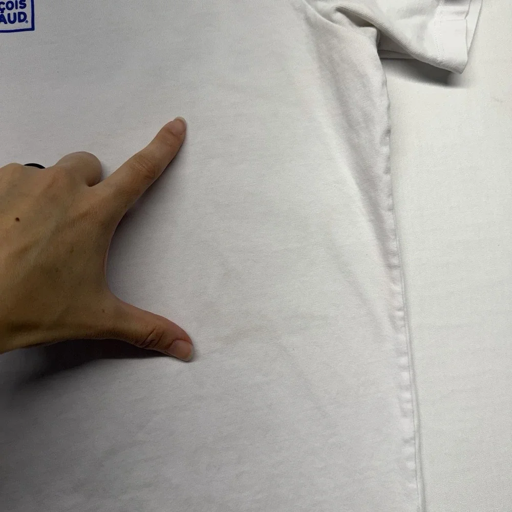 Marithe Francois Girbaud MFG Logo T Shirt White‎ Blue Size M
